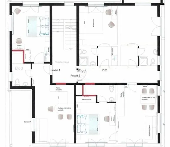 아파트 Gaestehaus Sonnenhang 라이트임윙클